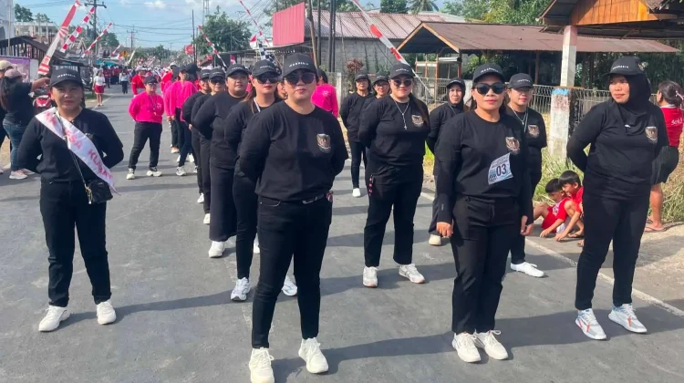 Wanua Klabat Peserta Lomba Gerak Jalan Tkt. Kecamatan Dimembe