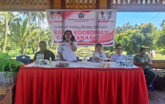 Rapat Koordinasi Kecamatan Kauditan Kabupaten Minut