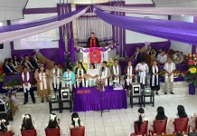 Peneguhan Sidi Warnai Ibadah Minggu Sengsara VI GMIM Petra Poopoh
