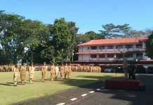 Apel Perdana Pemkab Minut usai Libur Panjang