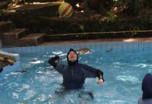 Moment Lomba Voli Kolam Paskah RRI Manado