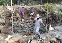 Jembatan Sungai Abuang di Wioi Dua Capai 45,35 Persen