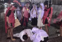 Juara 3 Pawai Alegori Paskah, Pemuda GMIM Petra Poopoh Tampil Kreatif
