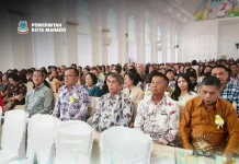 Moment Pengutusan dan Sambut Pendeta di GMIM Imanuel Bahu