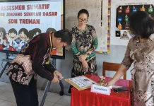 SDN Treman Gelar Asesmen Sumatif Akhir Jenjang