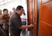 Moment Peresmian Kantor Desa dan Gedung Serbaguna Desa Tolok Minahasa