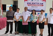 Pelantikan Perangkat Desa Kepala Jaga 5 Desa Tatelu