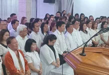 Moment Pelantikan Panitia Pemilihan Pelsus GMIM Paulus Manado