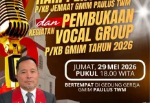 Lomba Vokal Grup jelang HAPSA di GMIM Paulus Manado
