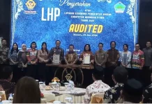 Penyerahan Penghargaan Opini WTP Dari BPK Perwakilan Sulut