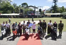 Ribuan Pesepeda Semarakkan HUT ke-68 Kodam XIII/Merdeka di Minahasa