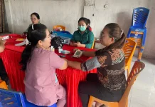 Pemdes Klabat Jalani Pemeriksaan Kesehatan lewat Giat Posyandu