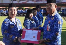 Dewan Pengurus Korpri Minut Salurkan Tali Kasih Bagi ASN yang Purna Tugas