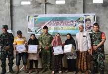 Haul Gus Dur, Kodim 1302/Minahasa Salurkan Tali Asih dan Layanan Kesehatan Gratis