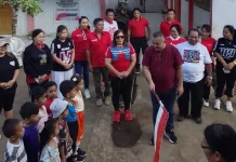Sambut HUT RI ke 81, Pemdes Batu Liksel Gelar Jalan Sehat