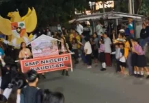 Pawai Lampion Kecamatan Kauditan