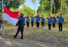 KPU Minut Gelar Upacara Peringati HUT RI ke 81