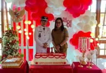 Wanua Klabat Peserta Lomba Gerak Jalan Tkt. Kecamatan Dimembe