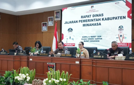 Pemkab Minahasa Gelar Rapat Dinas, Bupati Tekankan Peningkatan Kinerja ASN