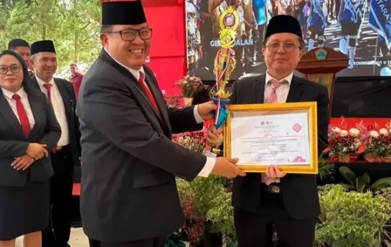 Piagam dan Penghargaan Warnai HUT RI ke 81 Tingkat Kabupaten Minahasa Utara