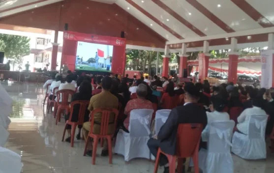 Semarak HUT RI ke 81, Resepsi Kenegaraan Digelar Jajaran Pemkab Minut