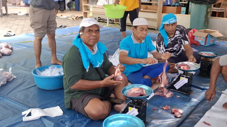Idul Adha 1447 H, Semangat Gotong Royong Warga Warnai Prosesi Penyembelihan Hewan