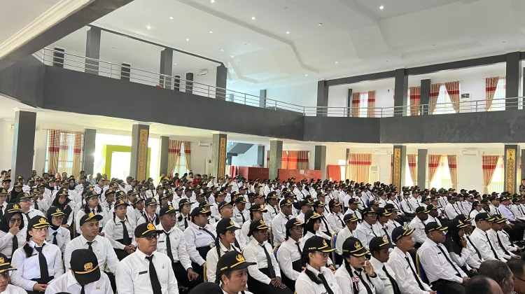 Bupati Hermus Buka Latsar CPNS Formasi Tahun 2021