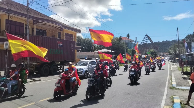 Ribuan Fans Club Piala Dunia 2026 Ikuti Konvoi Damai