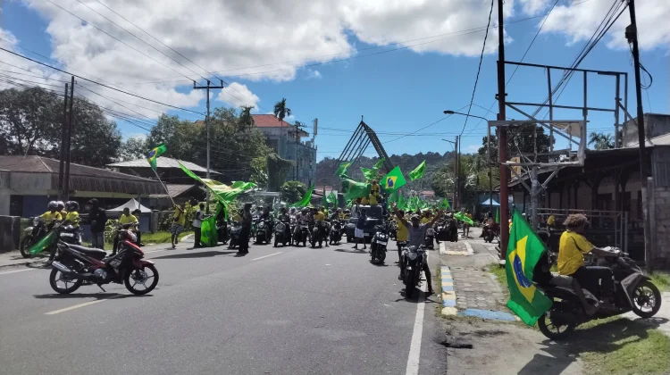 Ribuan Fans Club Piala Dunia 2026 Ikuti Konvoi Damai