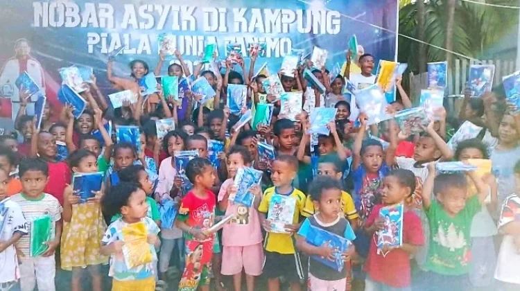 Bantuan Kemasyarakatan Wapres RI untuk Kampung Piala Dunia Fanimo
