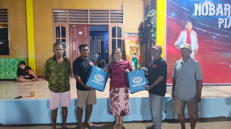 Bantuan Kemasyarakatan Wapres RI untuk Kampung Piala Dunia Fanimo