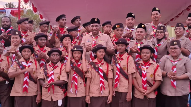 Ketua Kwarda Pabar Lepas Kontingen Jamnas, Tekankan Karakter dan Persaudaraan