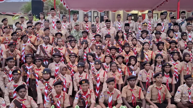 Ketua Kwarda Pabar Lepas Kontingen Jamnas, Tekankan Karakter dan Persaudaraan