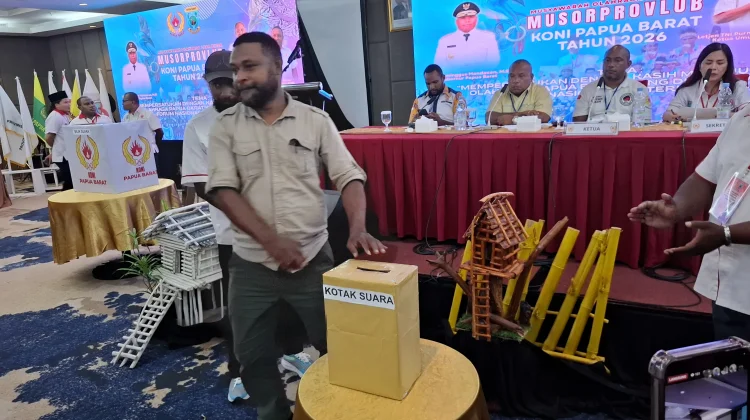 Yosias Saroy Terpilih Pimpin KONI Papua Barat 2026-2030