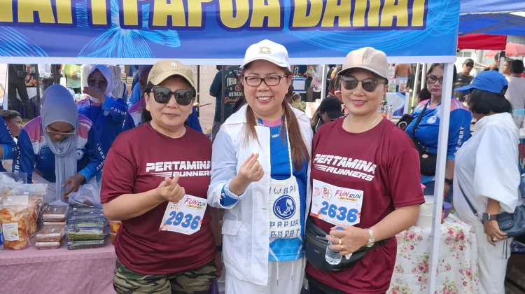 Fun Run 5 Km Meriahkan HUT ke-81 TNI di Manokwari