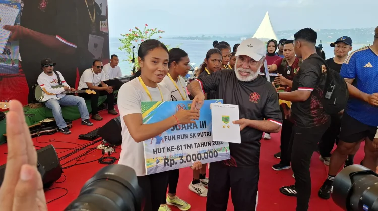 Fun Run 5 Km Meriahkan HUT ke-81 TNI di Manokwari