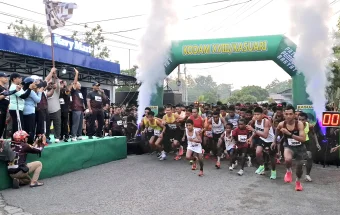 Fun Run 5 Km Meriahkan HUT ke-81 TNI di Manokwari