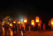 Amban Pantai Bersinar dalam Keindahan Lampion Symphony 2026