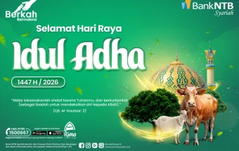 Bank NTB Syariah: Selamat Hari Raya Iduladha 2026