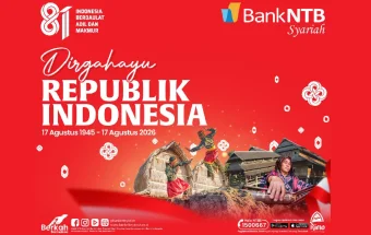 Bank NTB Syariah : Dirgahayu Republik Indonesai Ke-81 Tahun