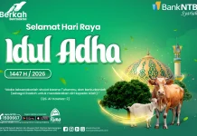 Bank NTB Syariah: Selamat Hari Raya Iduladha 2026