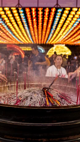 Perayaan Cap Go Meh di Maha Vihara Maitreya Medan Berlangsung Meriah
