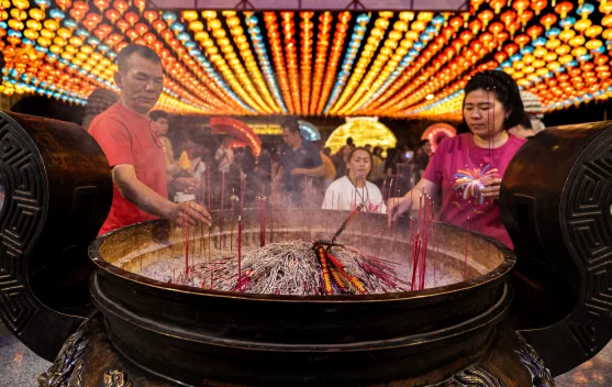 Perayaan Cap Go Meh di Maha Vihara Maitreya Medan Berlangsung Meriah