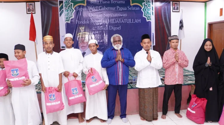 Wagub Paskalis Safari Ramadan di Ponpes Hidayatullah Boven Digoel