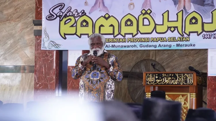 Wagub Paskalis Silahturahmi di Ponpes Al Munawaroh Merauke