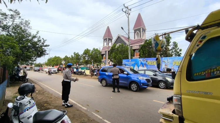 Polres Amankan Peresmian Gereja Kelapa Lima
