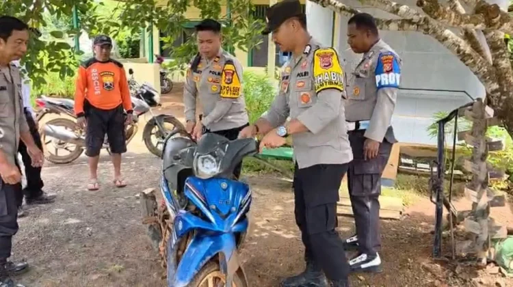Polsek Temukan Kendaraan Curian di Semak