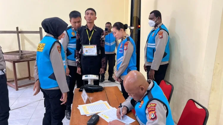 Asistensi Penerimaan Anggota Polri Digelar