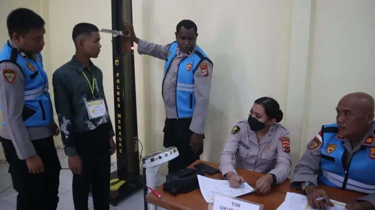 Asistensi Penerimaan Anggota Polri Digelar