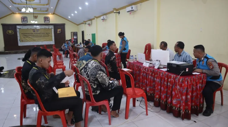 Asistensi Penerimaan Anggota Polri Digelar